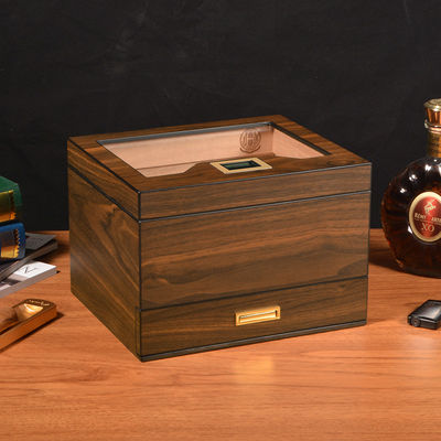 Humidor सिगार लेबल मुद्रण समायोज्य तापमान पारदर्शी खिड़की जलरोधक मुद्रण लेबल