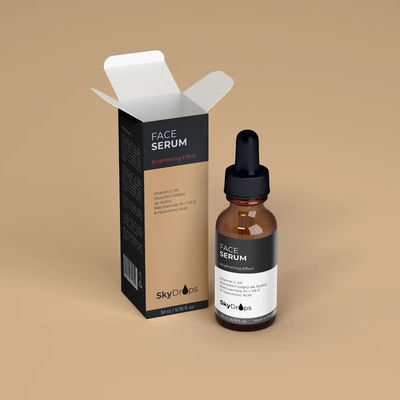 30ml 50ml स्किनकेयर पेपर बॉक्स सौंदर्य पैकेजिंग