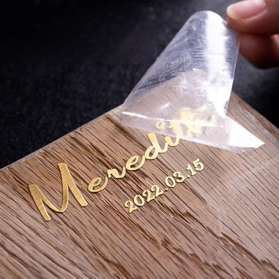 हॉट गोल्ड प्रिंटिंग स्टिकर गोल्ड स्टैम्पिंग ग्लास बोतल स्टिकर परफ्यूम बोतल स्टिकर कस्टम प्रिंटिंग