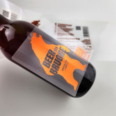 Luxury Wine Waterproof Stickers Self Adhesive Vinyl Durable Vino Label Gold Stamping for Winery Packaging