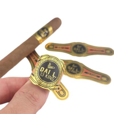 खरीदें Custom Eco-friendly Cigar Label with Full-automatic Production and ISO9001 Certified for Private Branding online manufacture